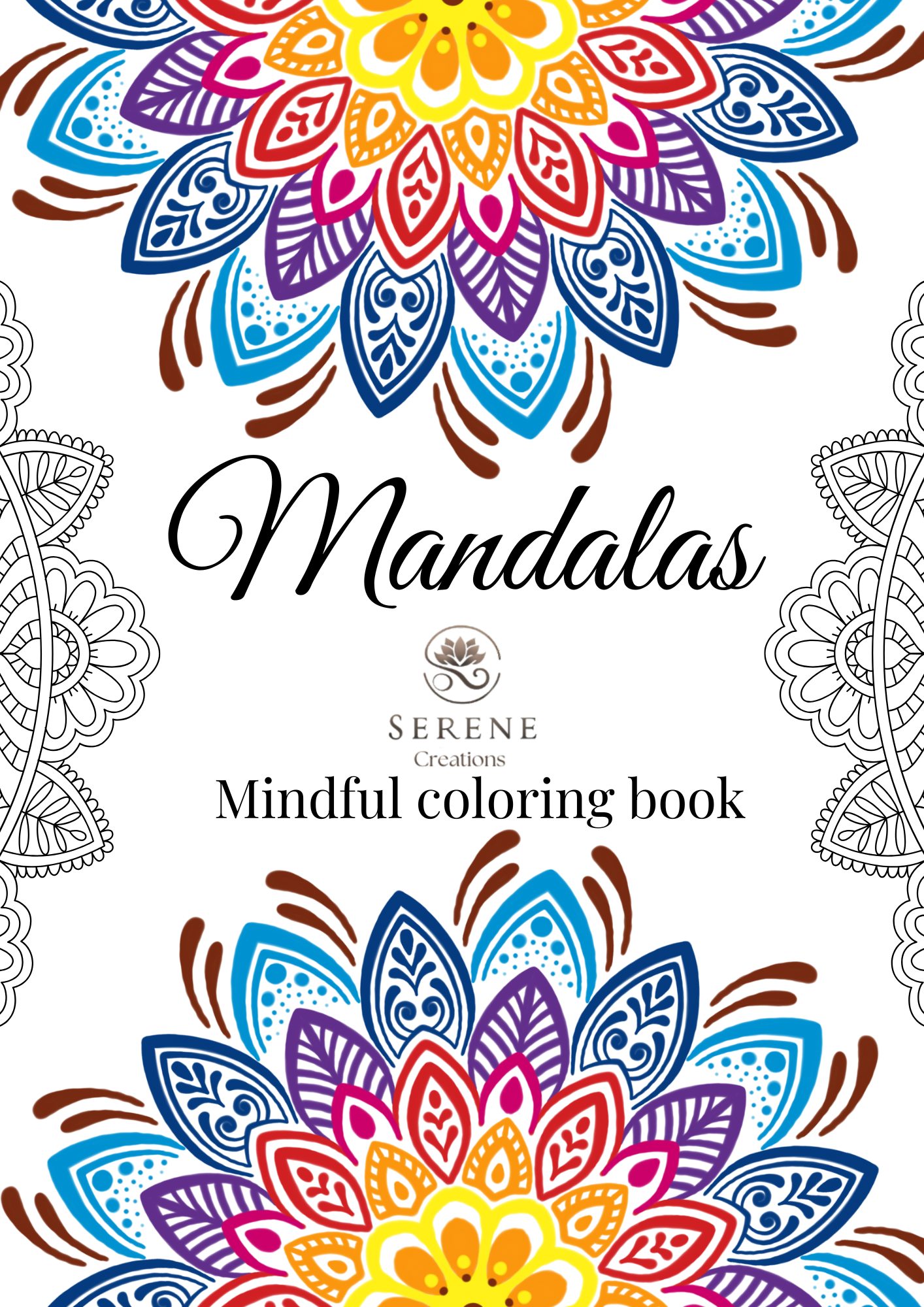 Printable Mandala Coloring Book | 20-Page Mindfulness & Relaxation PDF | Instant Download