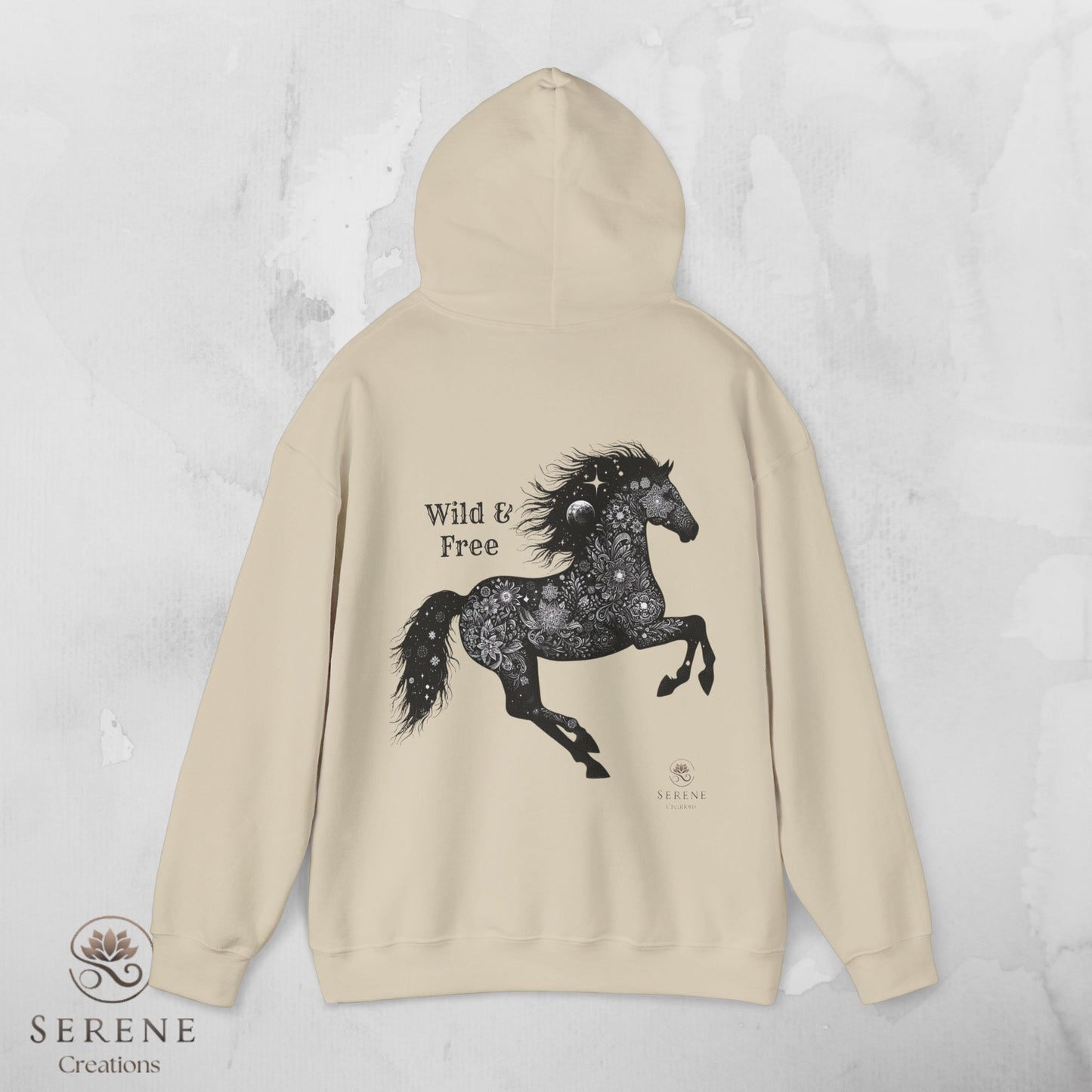 🐎 Wild & Free – Majestic Horse Hoodie