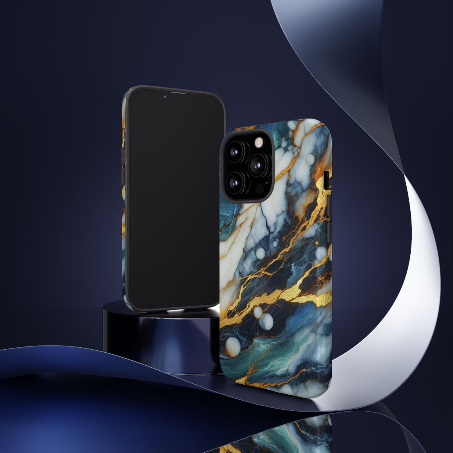 Marble Glow – Artistic Phone Case with Serene Elegance