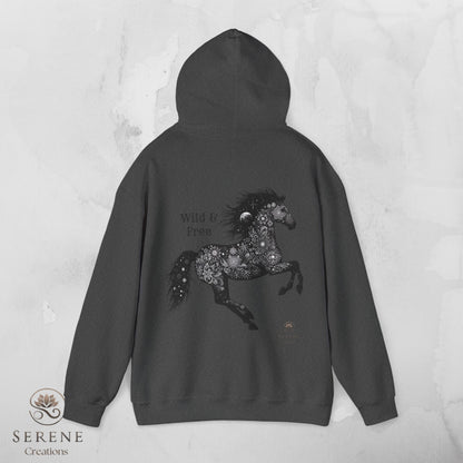 🐎 Wild & Free – Majestic Horse Hoodie