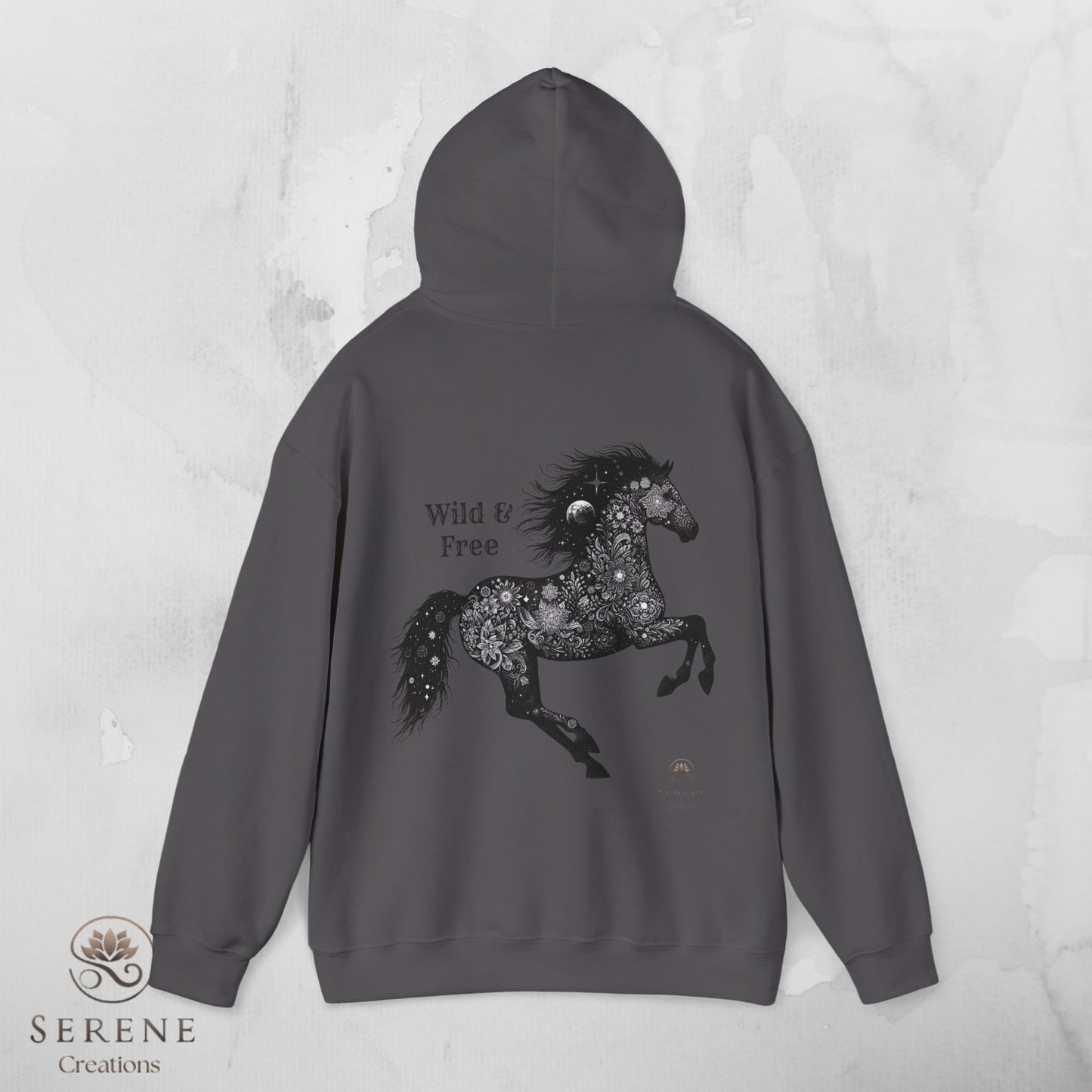 🐎 Wild & Free – Majestic Horse Hoodie