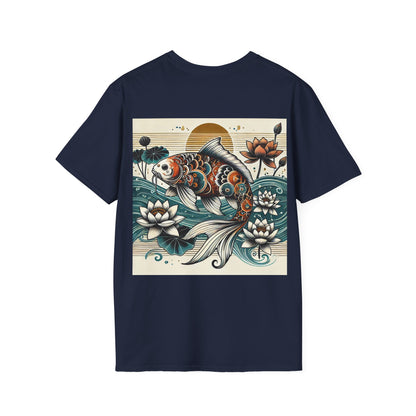 Koi Carp Serenity: Unisex Soft-Style T-Shirt for Comfort & Style