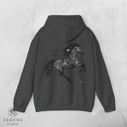 🐎 Wild & Free – Majestic Horse Hoodie