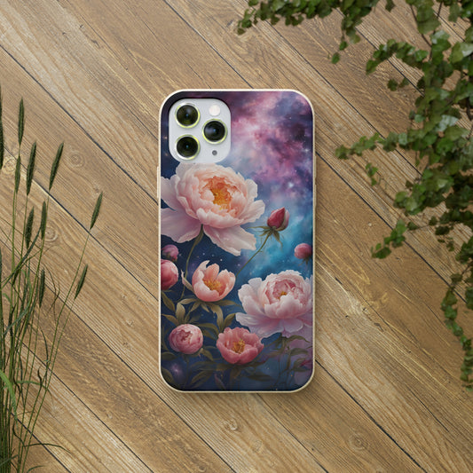 Where Nature Meets the Cosmos – Carry a Galaxy in Bloom | Biodegradable Phone Case