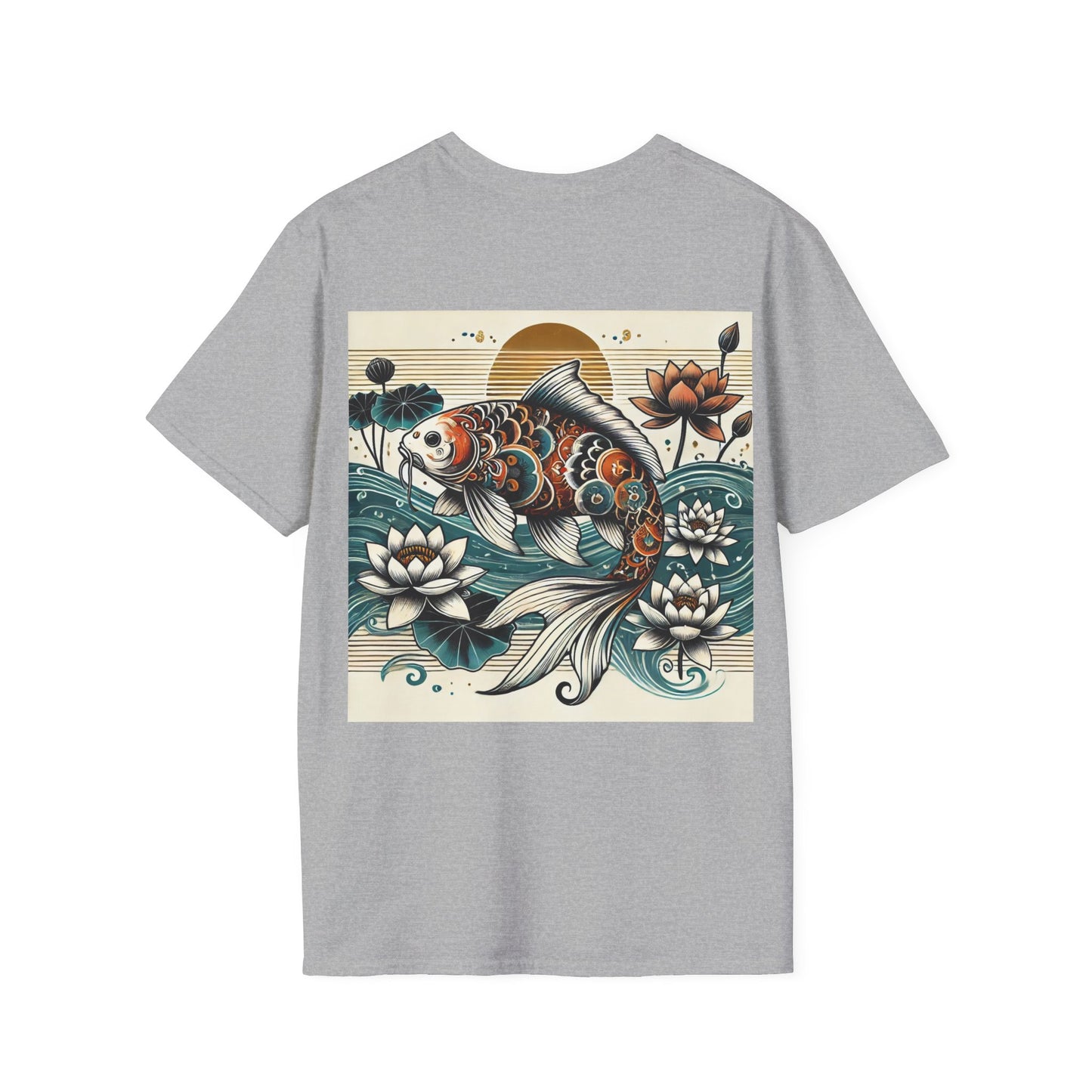 Koi Carp Serenity: Unisex Soft-Style T-Shirt for Comfort & Style