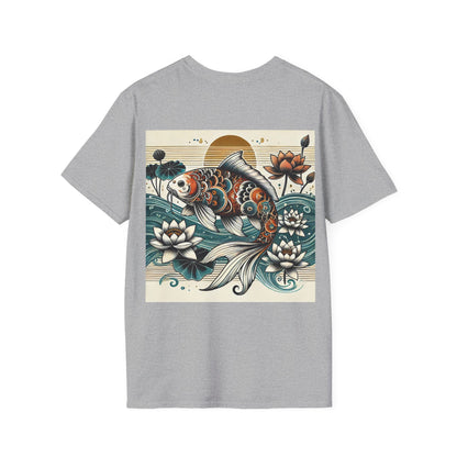 Koi Carp Serenity: Unisex Soft-Style T-Shirt for Comfort & Style