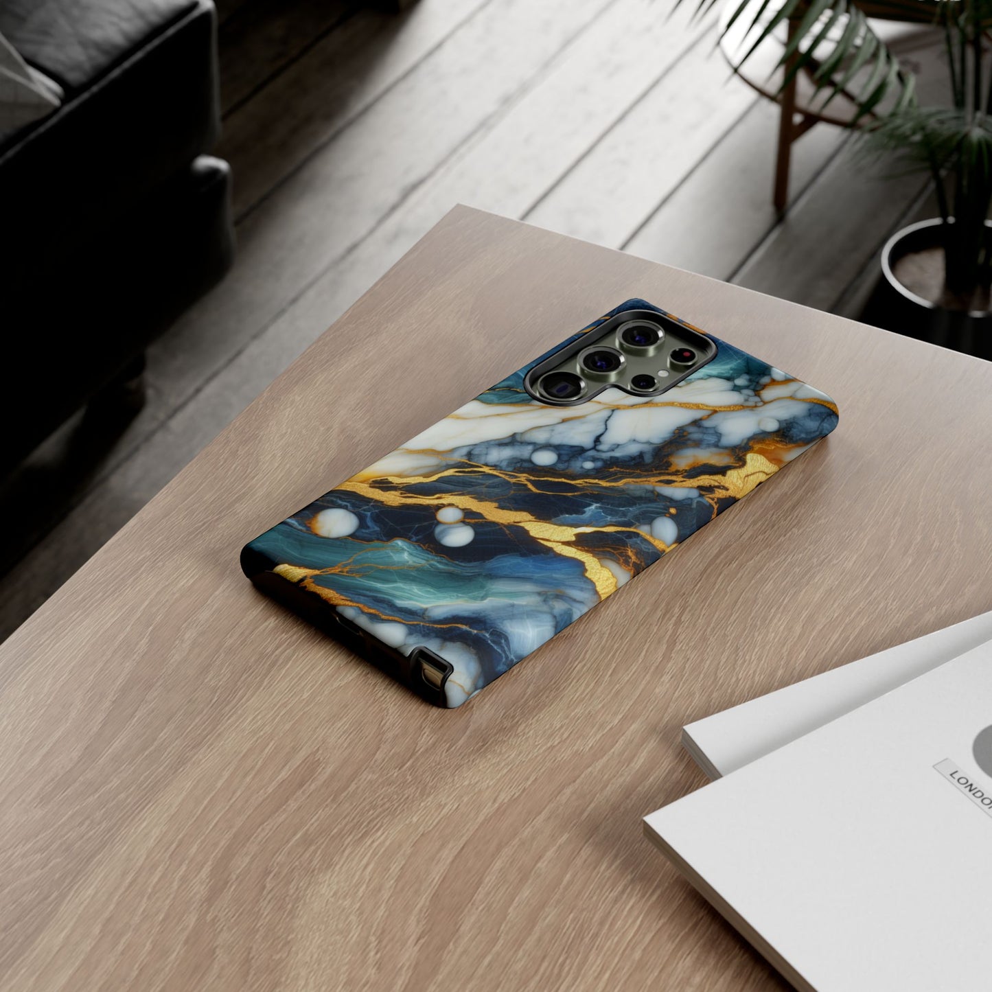 Marble Glow – Artistic Phone Case with Serene Elegance