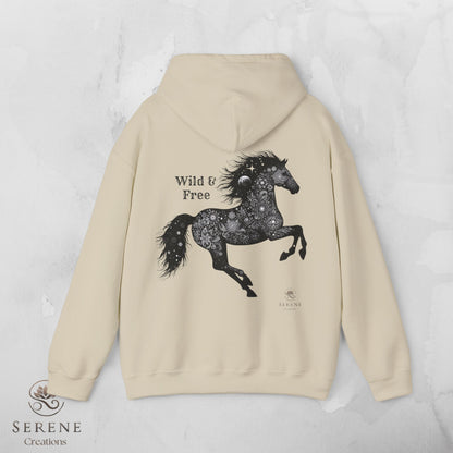 🐎 Wild & Free – Majestic Horse Hoodie