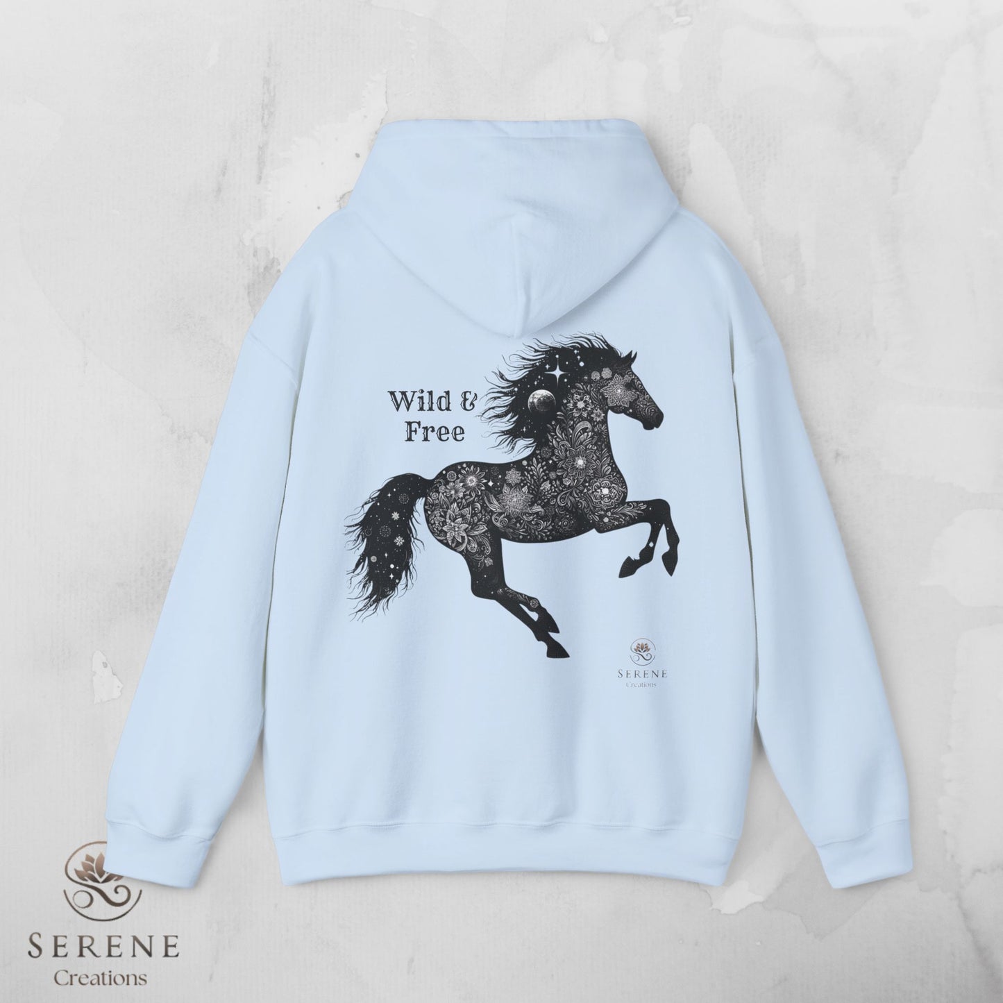 🐎 Wild & Free – Majestic Horse Hoodie