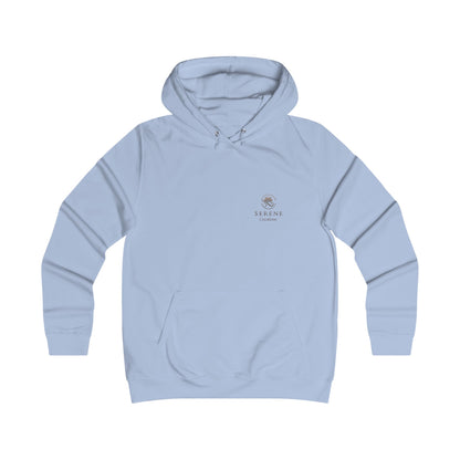 Moonlit Blossoms – Ladies’ College Hoodie with Feminine Fit & Comfort