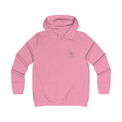Moonlit Blossoms – Ladies’ College Hoodie with Feminine Fit & Comfort