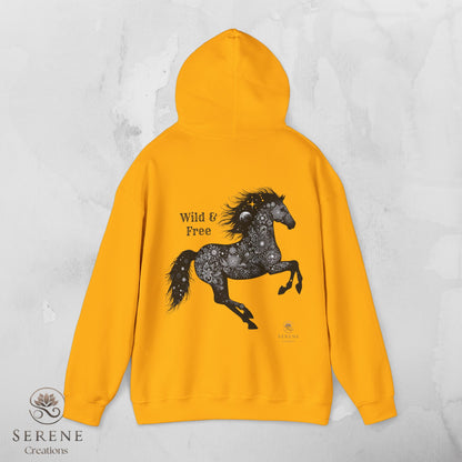 🐎 Wild & Free – Majestic Horse Hoodie