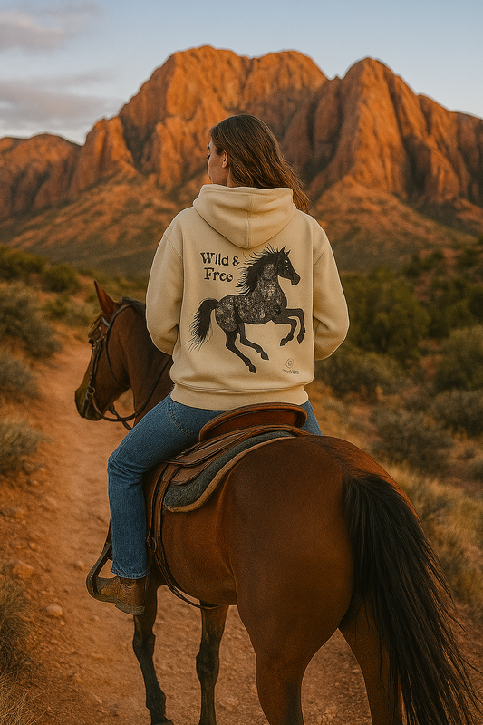 🐎 Wild & Free – Majestic Horse Hoodie